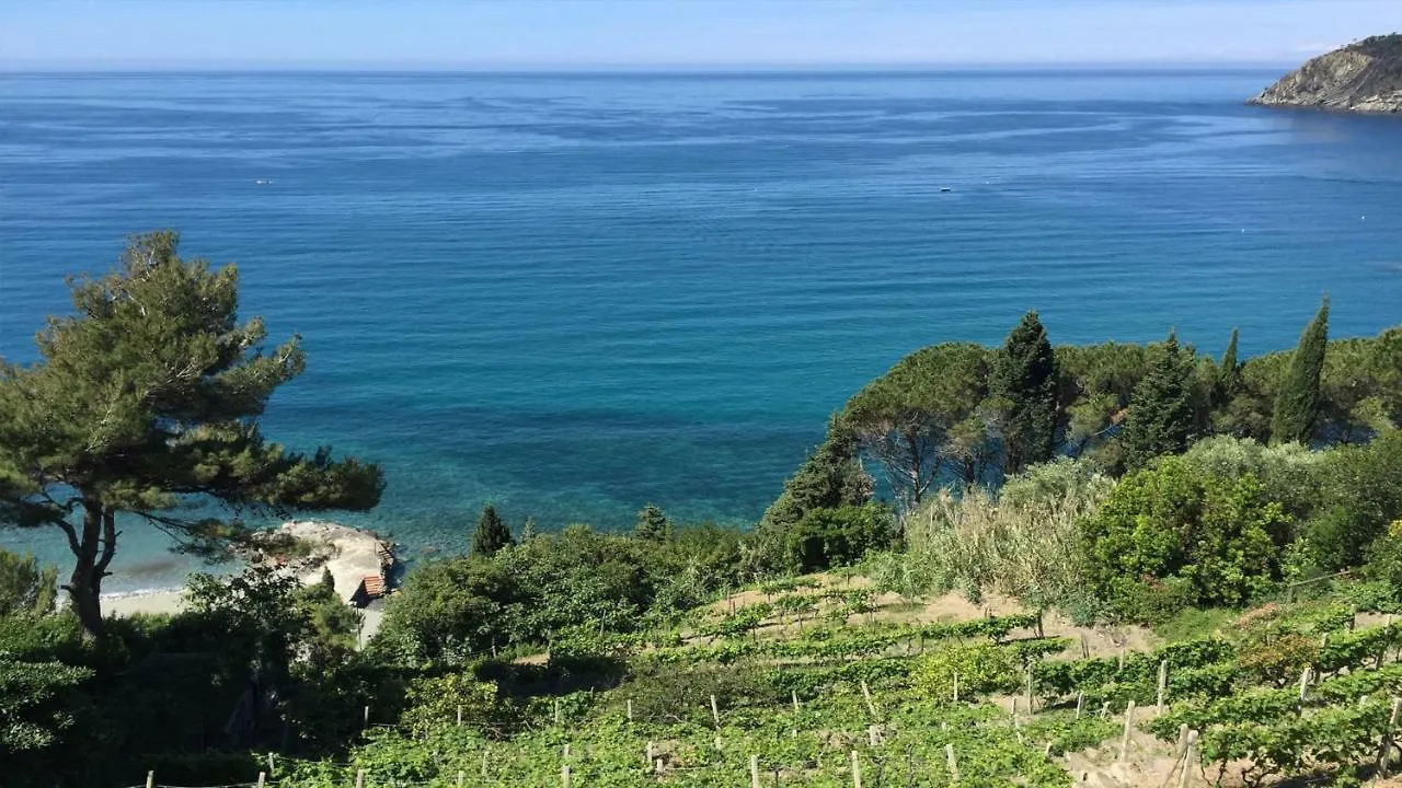 CASA VACANZE MONEGLIA 2 CAMERE con TERRAZZA nel VERDE