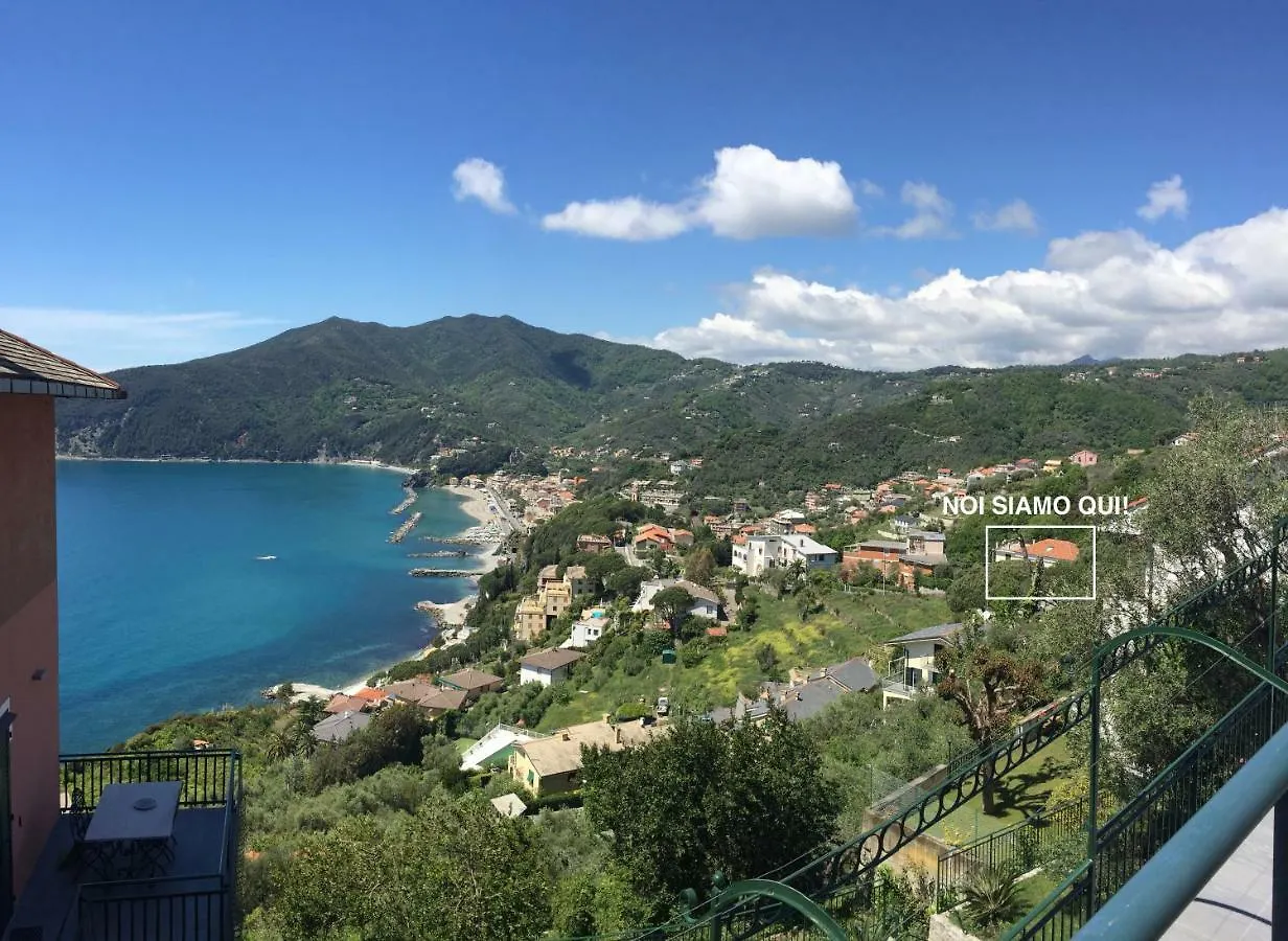 Apartment Casa Vacanze Moneglia 2 Camere Con Terrazza Nel Verde Italy